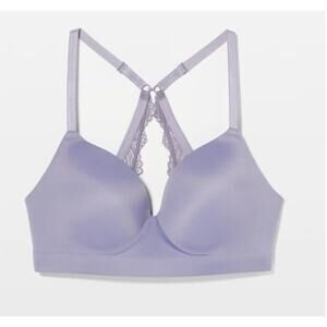 New NWOT Soma Enbliss Luxe Wireless‎ Lace J Hook 42C Powder Blue